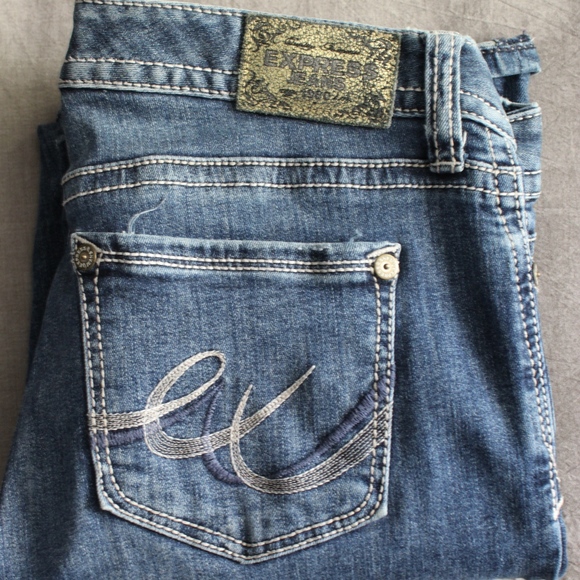 Express Barely Boot Jeans - Picture 2 of 2